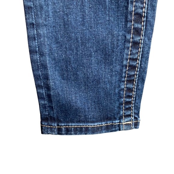New Women's Jeans Sz 26 skinny cut Denim Embellished Pockets no size tag Miss Me - Picture 7 of 13